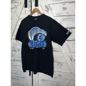 Vintage Orlando Magic Shirt Mens Bench USA XL Black NBA Basketball Tee 90s Retro